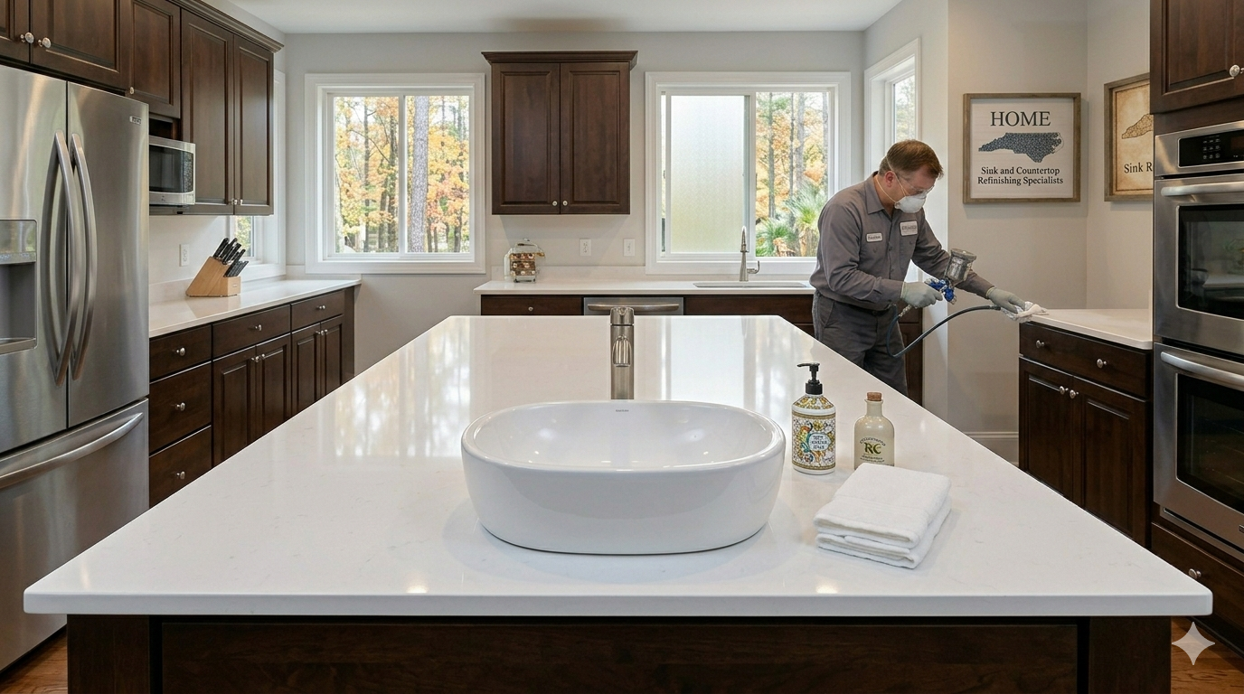 Countertop Refinishing in North Carolina: A Budget-Friendly Kitchen Upgrade Guide