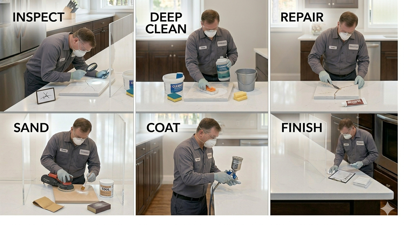 Countertop Refinishing in North Carolina: A Budget-Friendly Kitchen Upgrade Guide