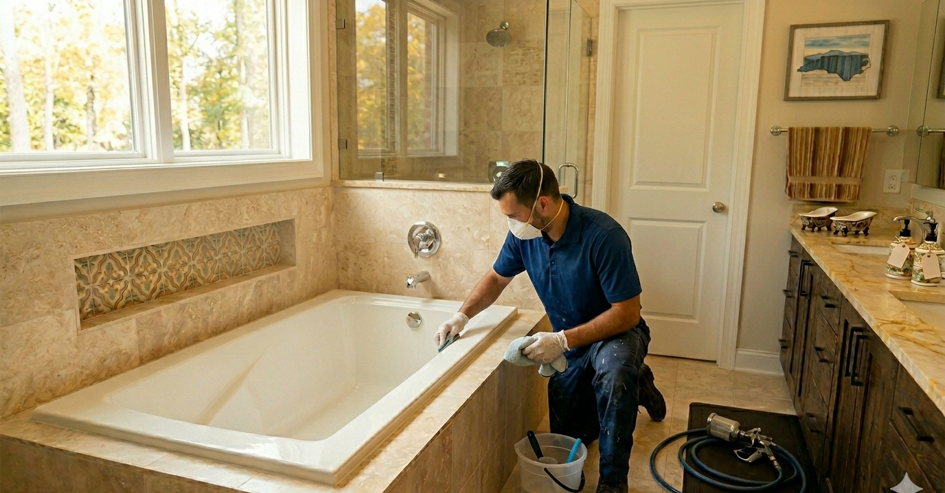 How to Fix Cracked, Stained, or Worn-Out Bathtubs with Refinishing in North Carolina