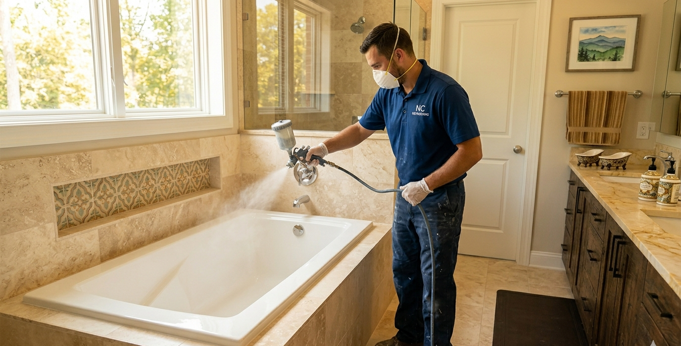 Bathtub Reglazing vs Replacement in North Carolina: Which Option Saves You More Money?